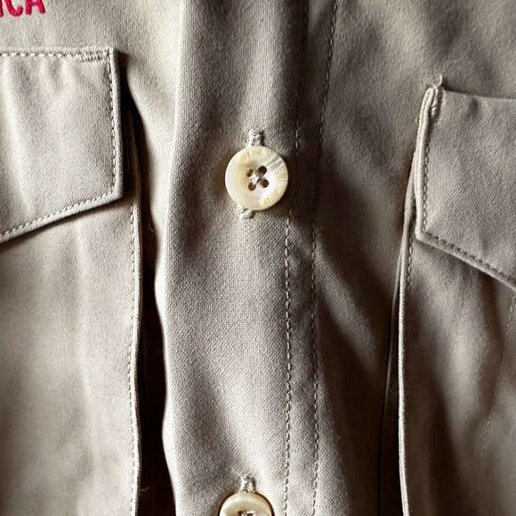 NWT Boy Scouts of America Long Sleeve Uniform Shirt Size S - Picture 8 of 14